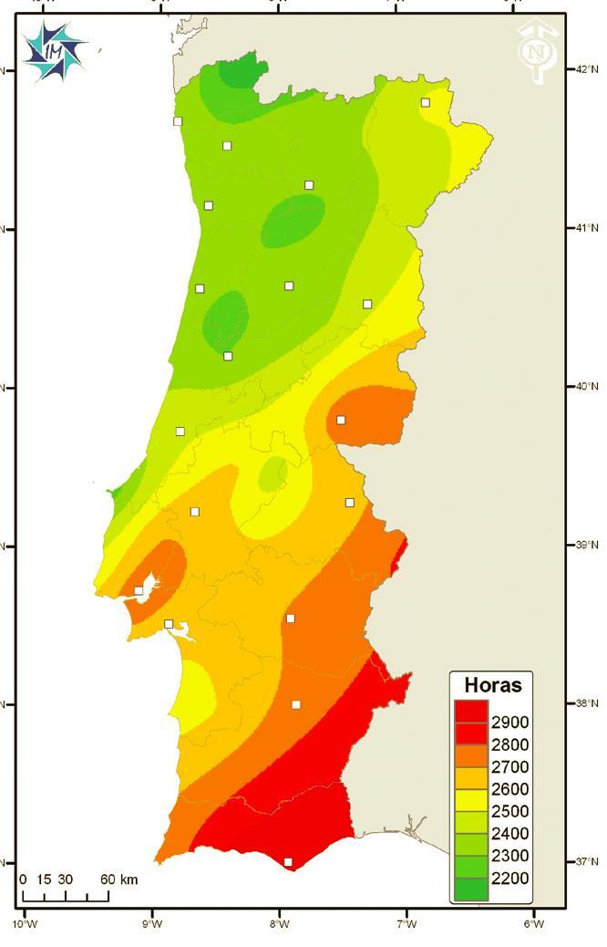 Insolation and Precipitation in Portugal