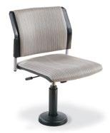 Jury Series Incorporating a 360-degree rotation, auto-height, auto-return cylinder and multiple seating