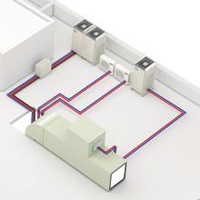 Ecoi (Electric VRF) Direct expansion indoor units Air Handling Unit (AHU) kit to connect the ECOi to the AHU PKEA wall mounted to cool the server rooms efficiently New Panasonic Pump Down System: