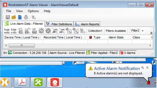8.5 Manage Alarms and Events The Live Alarm Toolbar buttons are used to manage alarms and events.