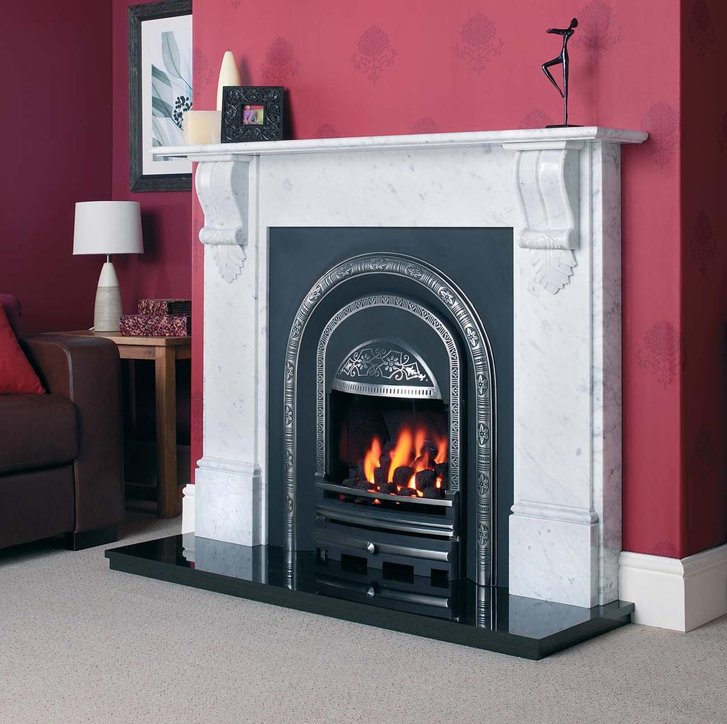 Ashbourne Integra Polished The Ashbourne Integra is a traditional decorative arched insert with the intricate detail