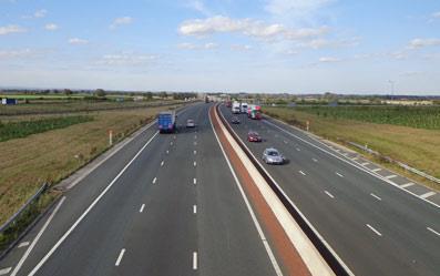 Results Negative effects at all 3 motorway sites established, under construction &