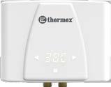 Thermex Electric instantaneous water heaters 61 ELECTRIC INSTANTANEOUS WATER SERIES TREND Convenient electric instantaneous water heater with electronic control and flexible installation options.