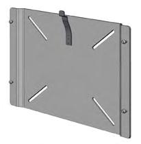 b) The Application Gateway can be mounted on the wall with an optional wall mounting bracket shown in Figure 3, or it can be placed on a sturdy horizontal surface.