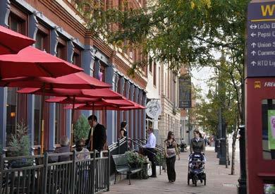 districts, the Denver Zoning Code prohibits inactive uses at the street level in the
