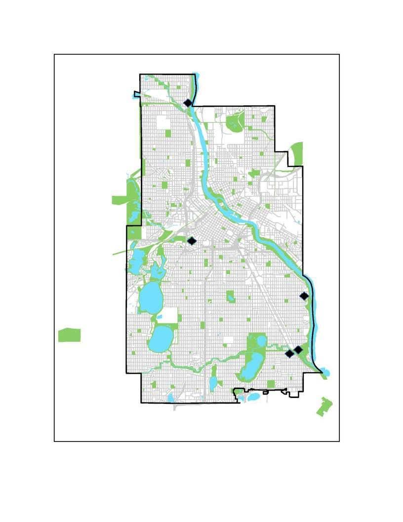 Natural Resources Application Areas (2016-2018) Minnehaha Park Prairie Minnehaha Park Storm Water BMP North
