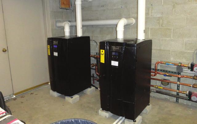 in Jenks, Oklahoma to install the two modular boilers. We replaced the old boilers with the new AM Series Boilers.
