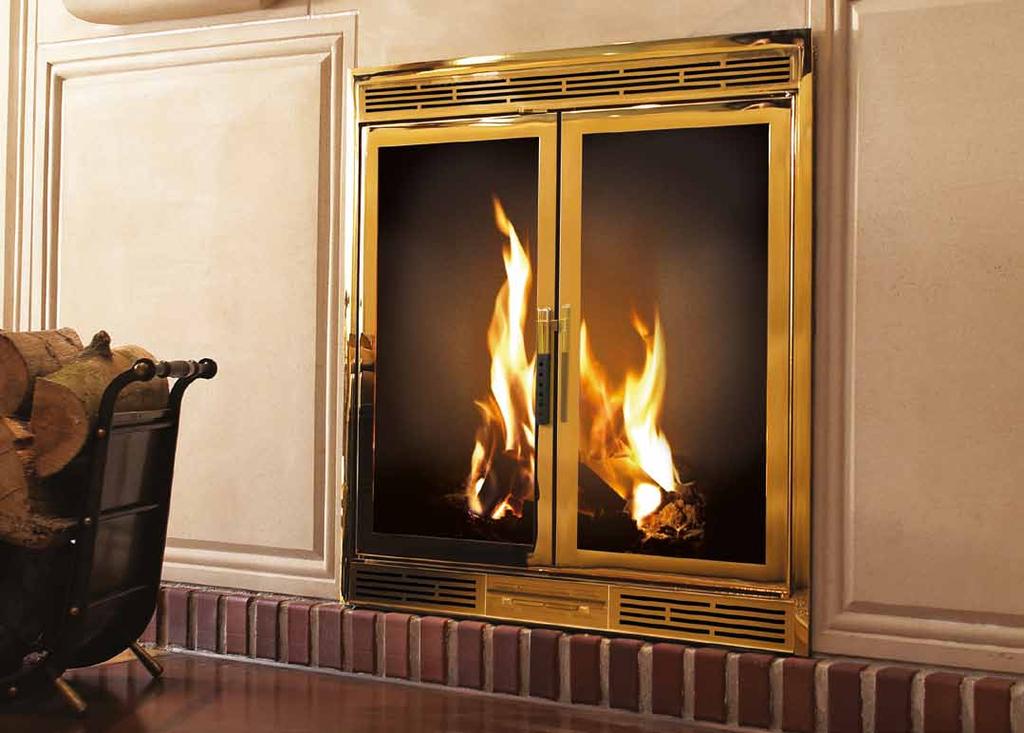 Cassette inserts - custom-made High technical quality combined with contemporary design Your advantages Discreetly placed control elements Self-closing fireplace door Permanent air wash system for