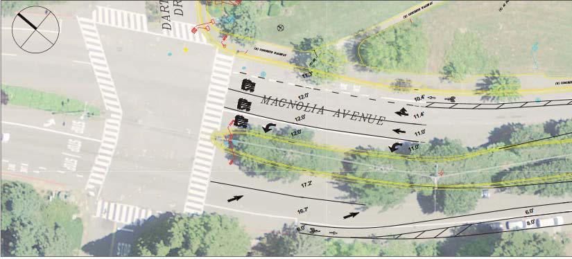 Proposed Improvements At Dartmouth / Skylark intersection The intersection
