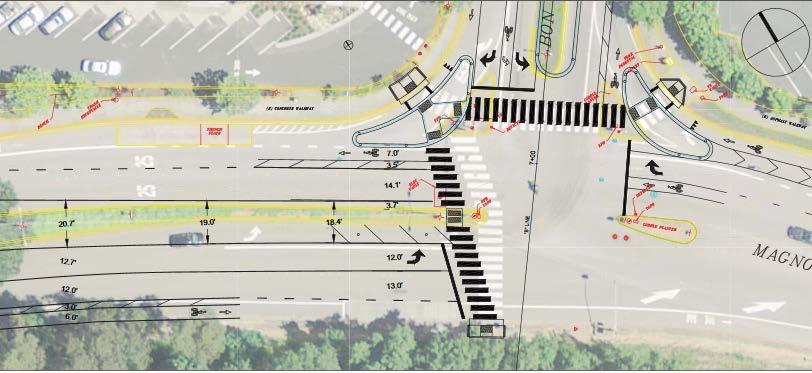 Proposed Improvements At Bon Air Road intersection The NB and SB Magnolia