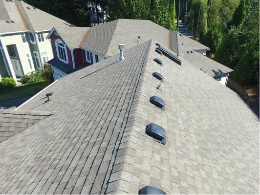 Roof surface is appeared in good condition