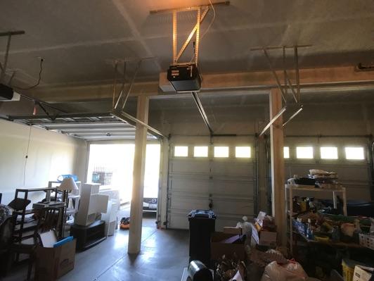 1. Condition Garage Walls and ceilings appeared in good condition overall. Accessible outlets operate. Light fixtures operate overall. Flooring is concrete, visible portions in good condition overall.