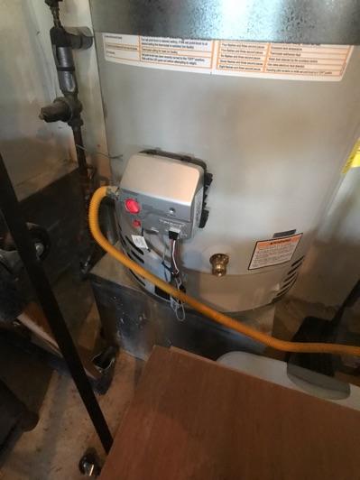 Observations: Water heater temperature is in excess of 120 degrees,