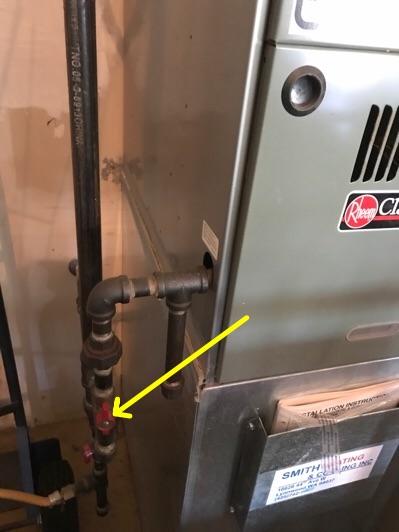 1. Shutoff Locations Shutoffs Observations: Water Heater gas shutoff is located to the
