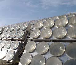 Heat Recovery Large array of collectors are