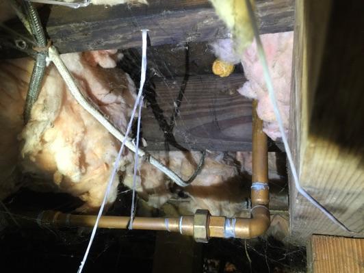 Plumbing Water lines are not insulated or completely insulated, recommend insulating water lines to prevent freezing. 8.