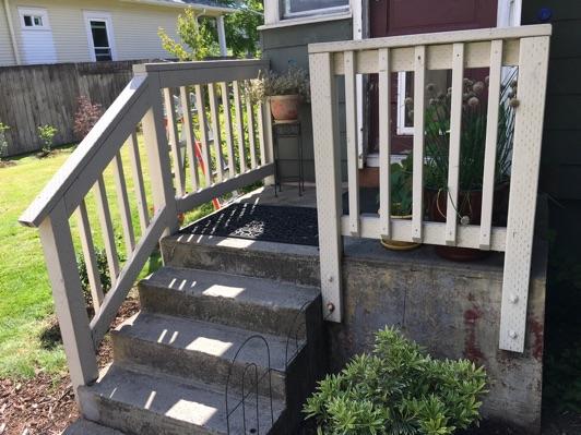 1. Porch Porches Concrete porch/porches