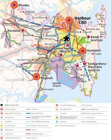 6.4. Eastern City District Plan The Eastern City District Plan sets out a 20-year plan, and 40-year vision for the Eastern City District, which comprises the Sydney CBD, as well as a number of other