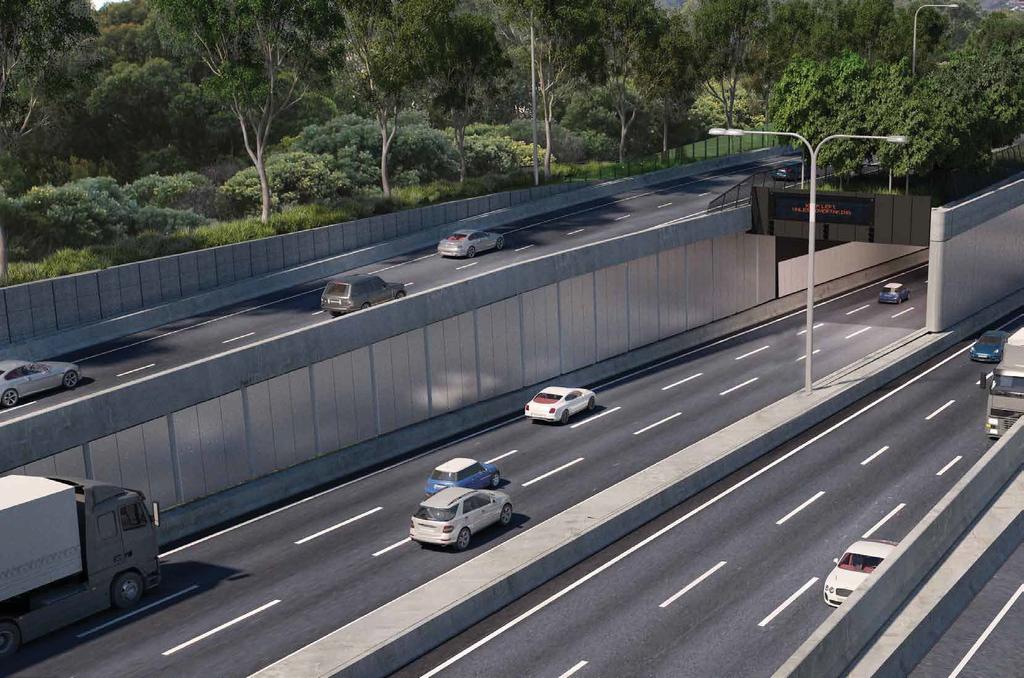 Homebush Bay Drive Interchange - Aerial view of proposed