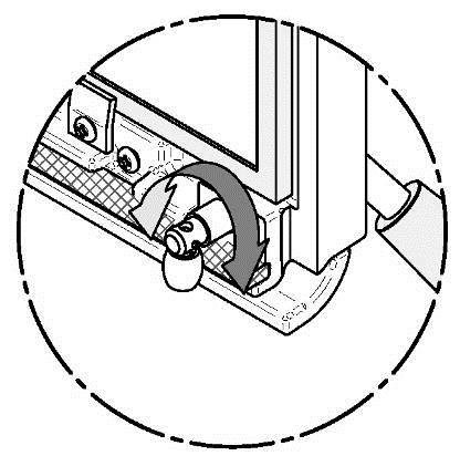To adjust: 1. Remove the split pin by pulling and turning it using pliers. 2. Turn the handle counter clock wise one turn to increase pressure.