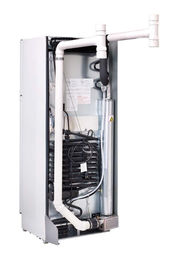 attach horizontal vent extensions through outside wall SERVICEABILITY Burner box designed to make seasonal servicing