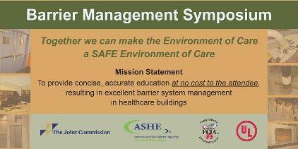 BARRIER MANAGEMENT SYMPOSIUM...at no cost to the attendee.