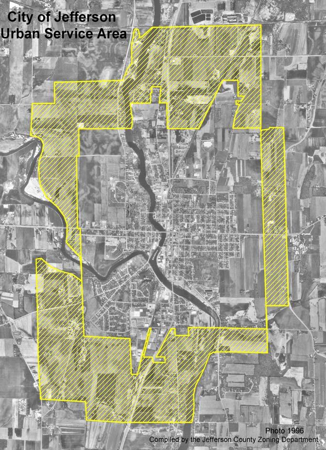 Existing Site Located in the City of Jefferson Urban Service Area 70% of projected