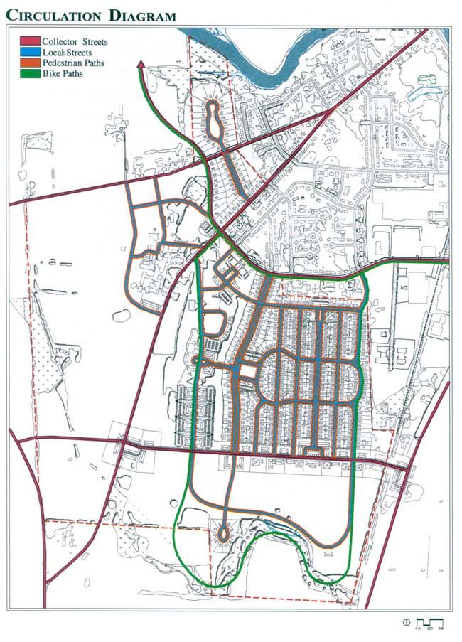 JEFFERSON COUNTY COUNTRYSIDE FARM MASTER PLAN Circulation Pedestrian Paths integration of pedestrian sidewalks link public places and commercial districts and the entire area Bike Paths are