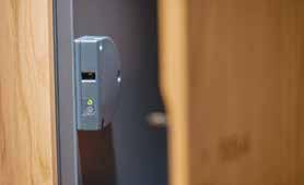 Software features include real-time occupancy monitoring, a networked alarm, and remote locker control. For a sleek design, all lock components are installed completely within the locker.
