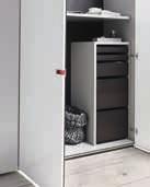 right for double doors Colour: O19 aluminium polished, M.. Matt lacquer Height: same as door Width: 0.