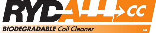 CLEANERS & DEGREASERS RYDALL CC Coil Cleaner is a biodegradable coil cleaner specifically designed to clean dirt,