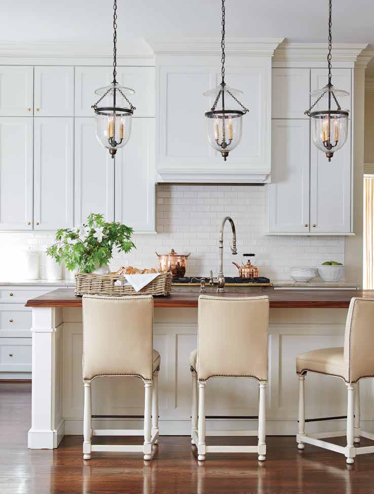 In lieu of marble, which the Gastons had in their previous home, the couple opted for quartzite counters