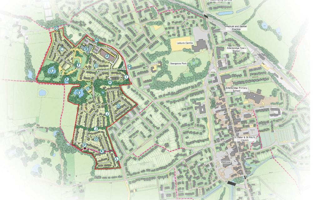 6.0 CONCEPT MASTERPLAN Concept Masterplan To assist with the plan making process a concept masterplan has been provided to help emphasise how the site could be developed.