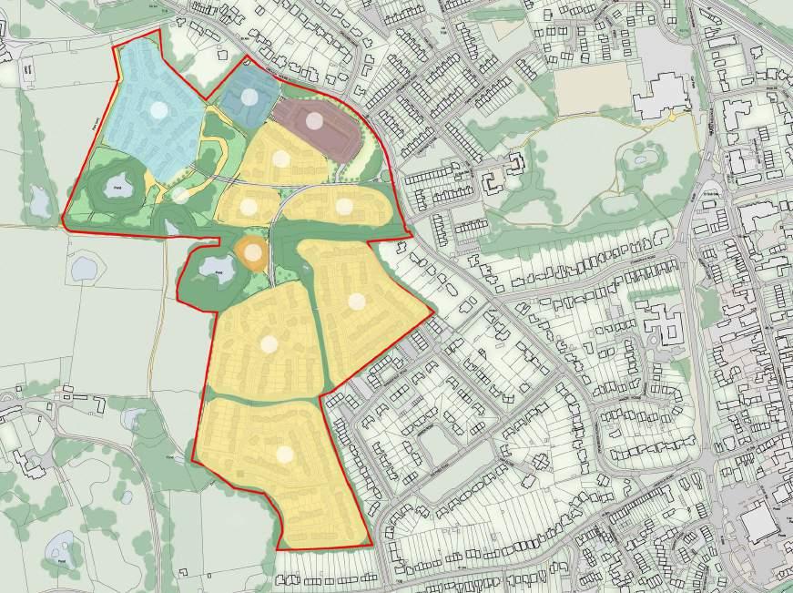 7.0 LAND USE The land in Wates Developments control amounts to some 18.4 ha.