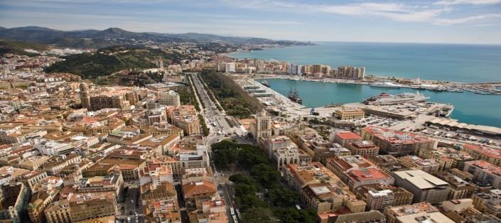 Málaga 600,000 inhabitants, 6th most populated in Spain Technological and cultural benchmark