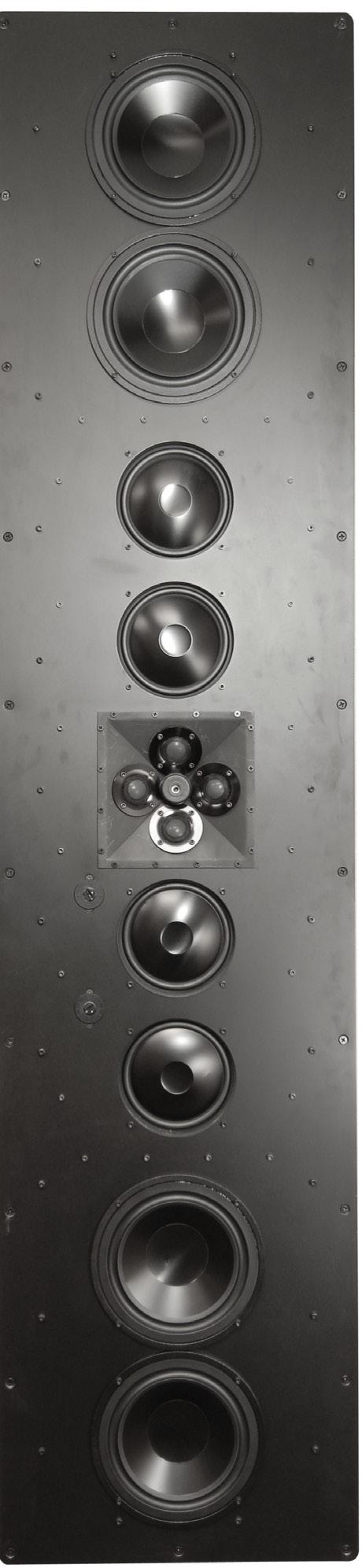 Multi directional Beryllium-copper quad tweeter array provides a seamless precise soundstage assuring extremely wide coverage of the listening area concerto with uniform