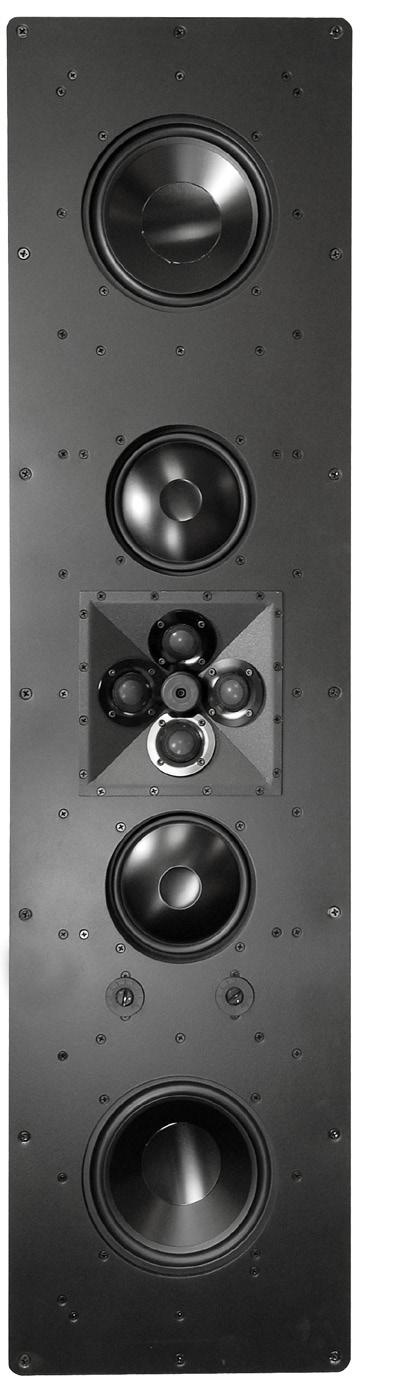 James proprietary Neodymium Woofers and Motors allows the computation of the fields and forces within the speaker ensuring high accuracy.