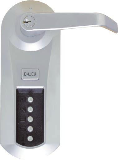 mechanical access control ACCESS CONTROL GM7107 Heavy duty mechanical digital lock with 70mm backset mortice latch and full size lever handles.