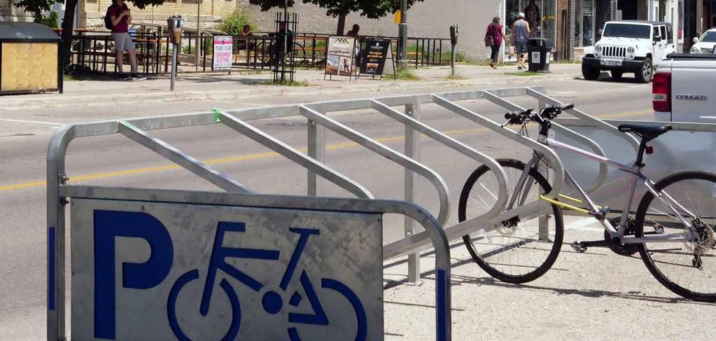 3.6.2 CYCLING Cycling infrastructure upgrades are planned for Dundas Street and Queens Avenue.