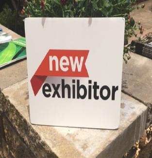all new exhibitors 1x1 floor decal placed in front of your booth ONLINE Icon