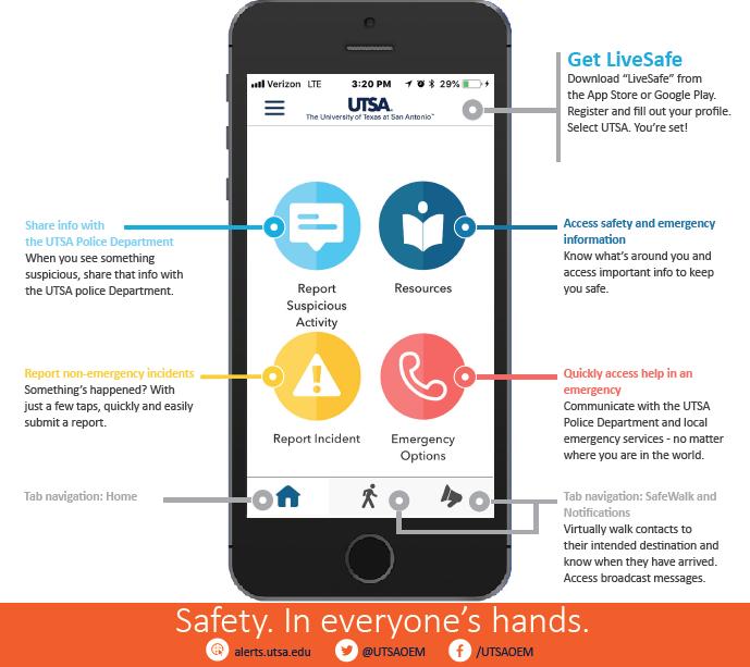 Today! 1. Download LiveSafe from Google Play or the App Store.