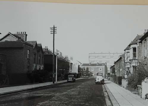 Snell s Park looking towards Grove Street After WWII,
