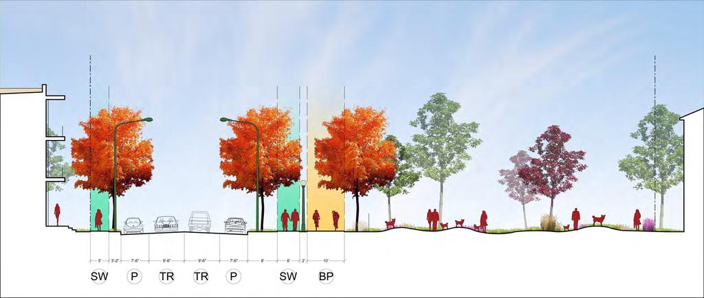 DES PERES AVENUE East-Side Greenway PROPOSED 2: