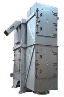 Centrifugal dryers with throughputs to 48,000 lb/hr Belt dryers for brittle or glass-fiber reinforced materials; throughputs to 13,200 lb/hr Tumble dryers for coating of pellets and