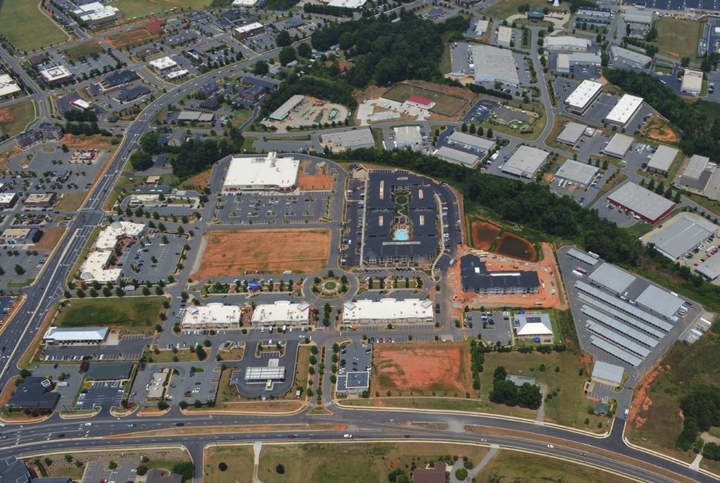 PROPERTY OVERVIEW ABOUT: Mooresville Town Square is located along Brawley School Road and Williamson Road in Mooresville, NC.