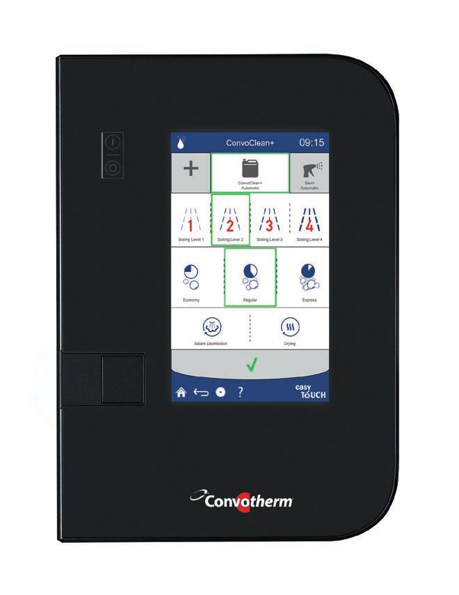 ConvoClean+ in easytouch The fully automatic cleaning system in selectable eco, express or regular mode achieves optimum hygiene whenever you need it also includes optional single dosage:* Four