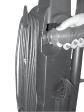 Maintenance and care Clearing clog Low suction, poor pickup or no suction may be due to a clog in the vacuum cleaner.