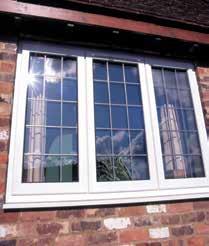 9 Top hung A top hung window retains the same external appearance as a standard casement but is easier to