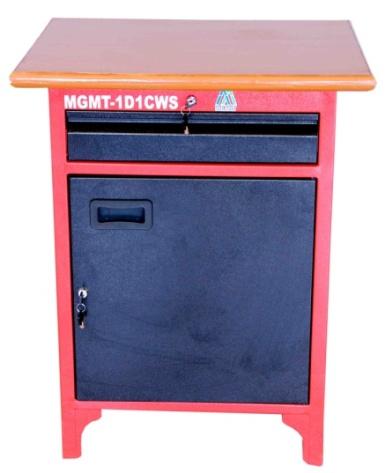 Model :- 1D1CWS. Work Station With One drawer & One Cabin. 1) Small Compact design. 2) Central Locking with Cylindrical key. 3) 30 to 70 Kgs. Load capacity drawer.