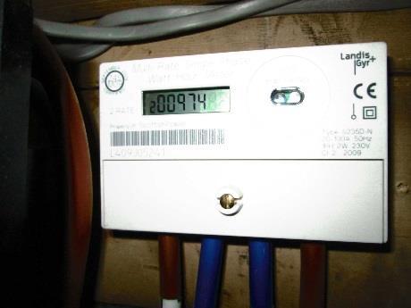 In porch cupboard ELECTRICITY Serial: L 409J05241